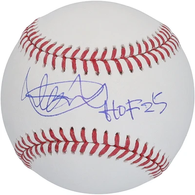 Baseball autographié par Ichiro Suzuki des Mariners de Seattle avec l'inscription « HOF 25 »