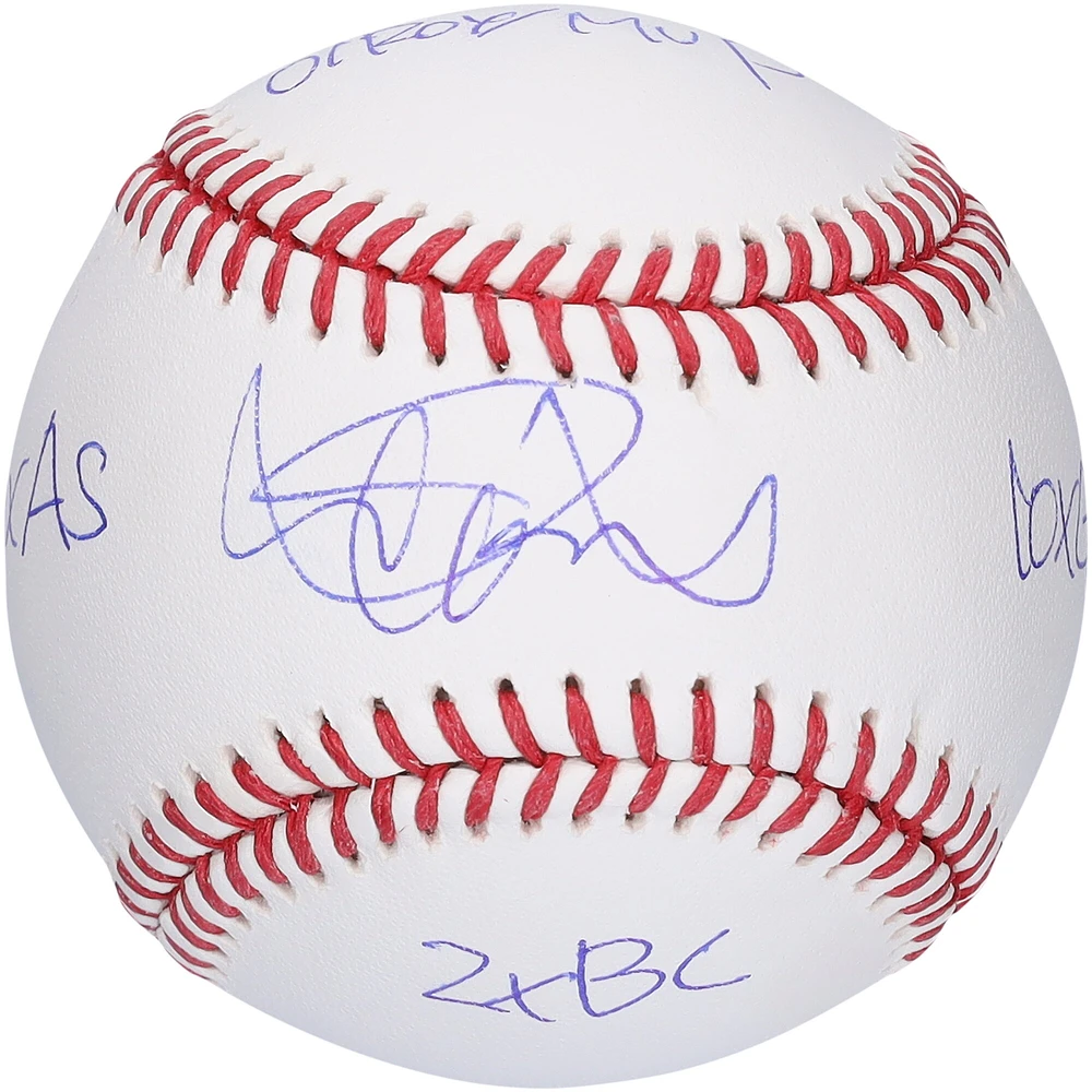 Baseball autographié par Ichiro Suzuki des Seattle Mariners avec plusieurs inscriptions - Édition limitée à 23 exemplaires