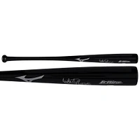 Batte de baseball Mizuno noire dédicacée par Ichiro Suzuki des Seattle Mariners avec inscription « HOF 25 »