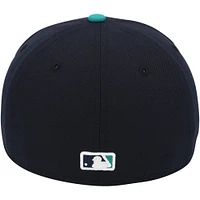 Casquette New Era bleu marine dédicacée par Ichiro Suzuki des Seattle Mariners