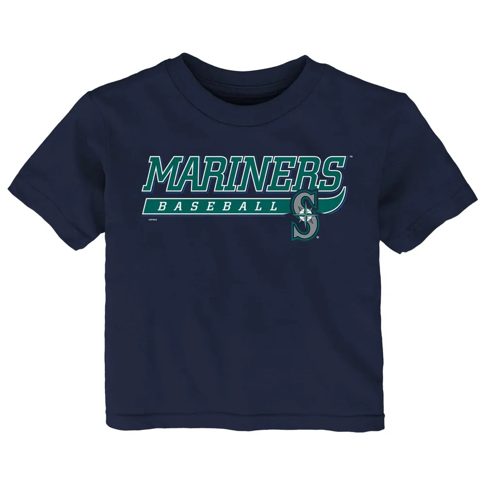 Lids Seattle Mariners Infant Take The Lead T-Shirt - Navy