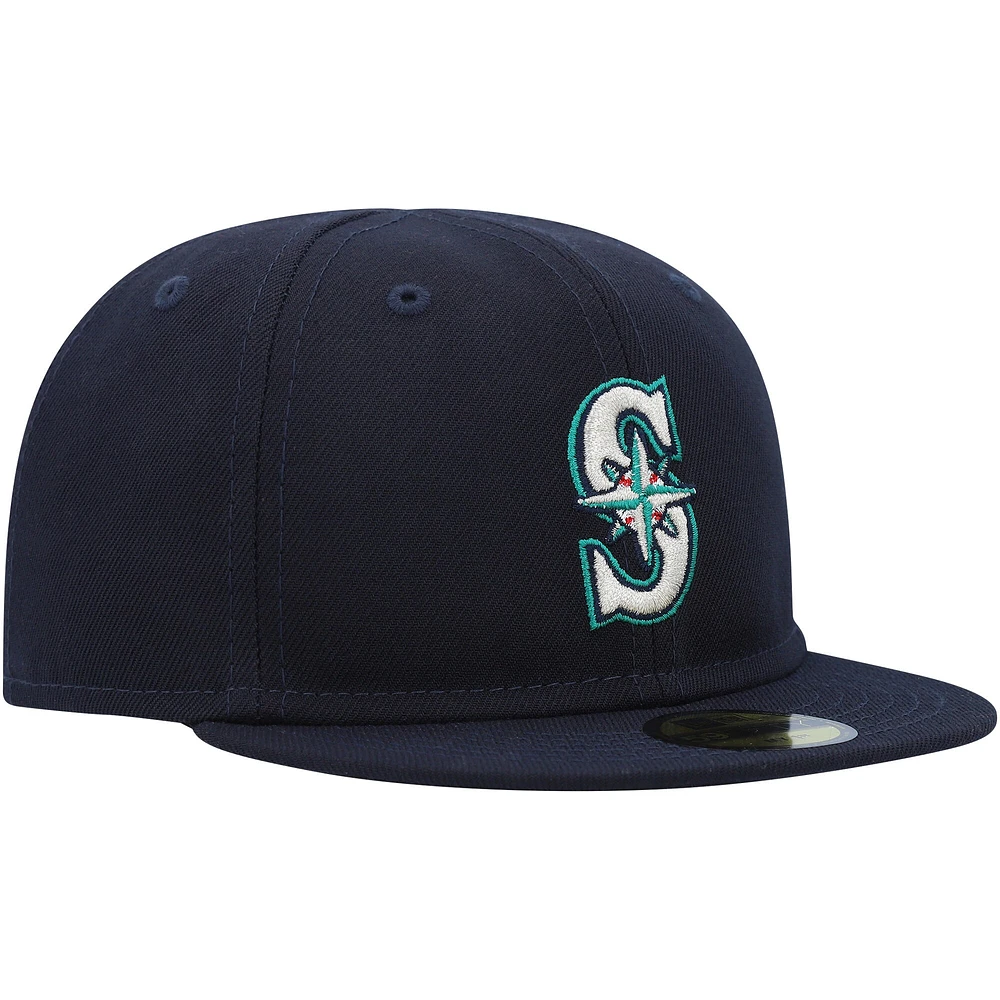 Casquette New Era Seattle Mariners My First 59FIFTY ajustée bleu marine pour bébé