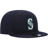 Casquette New Era Seattle Mariners My First 59FIFTY ajustée bleu marine pour bébé