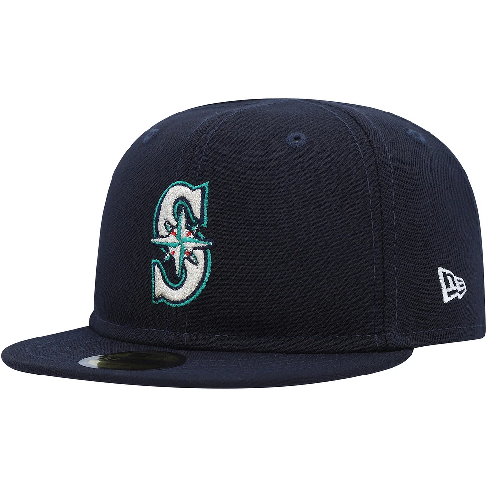 Casquette New Era Seattle Mariners My First 59FIFTY ajustée bleu marine pour bébé