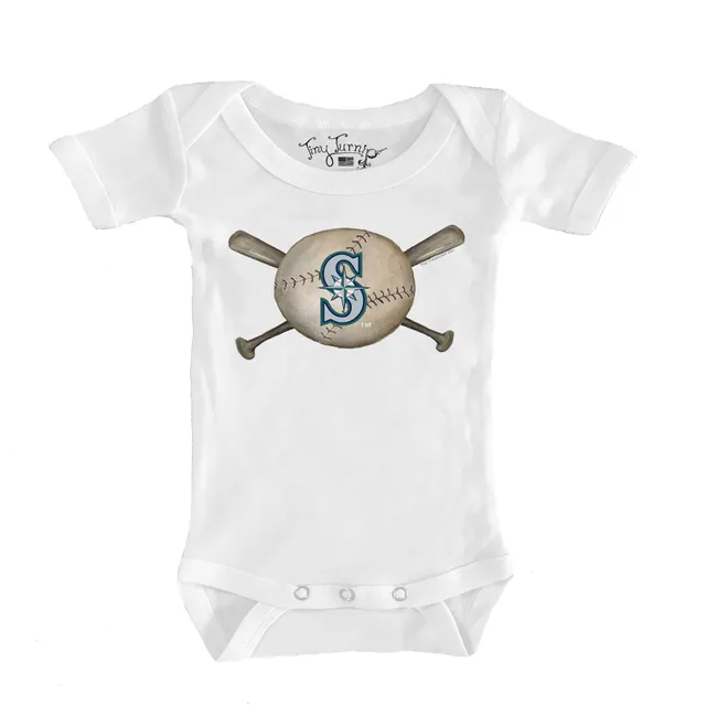 Lids Seattle Mariners Tiny Turnip Girls Toddler Diamond Cross Bats