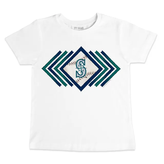 Tiny Turnip Seattle Mariners Slugger Tee Shirt Women's Small / White