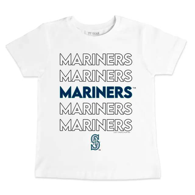 Lids Seattle Mariners Tiny Turnip Women's Slugger T-Shirt - White