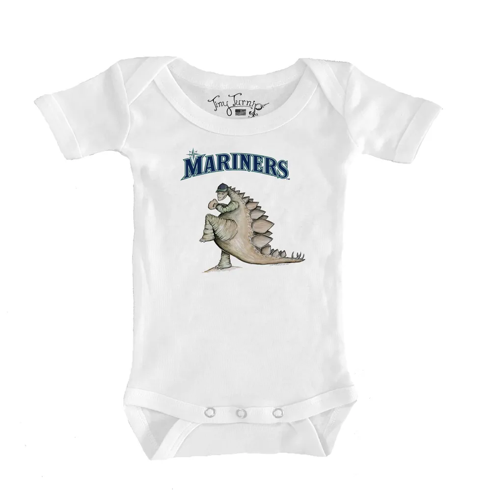 Infant Tiny Turnip Navy Seattle Mariners Hat Crossbats Bodysuit