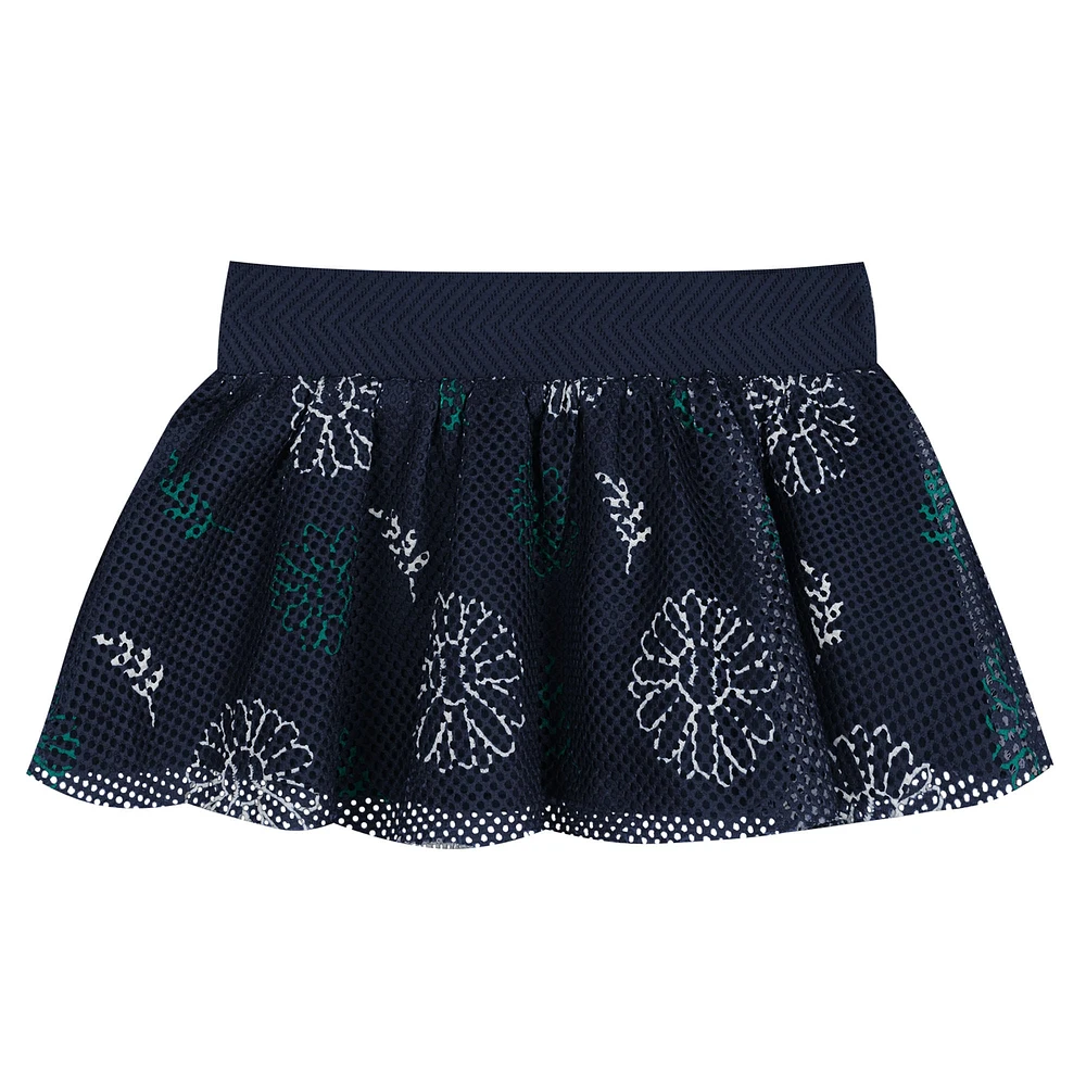 Ensemble 3 pièces avec jupe et bandeau pour bébé blanc Seattle Mariners Sweet Catcher
