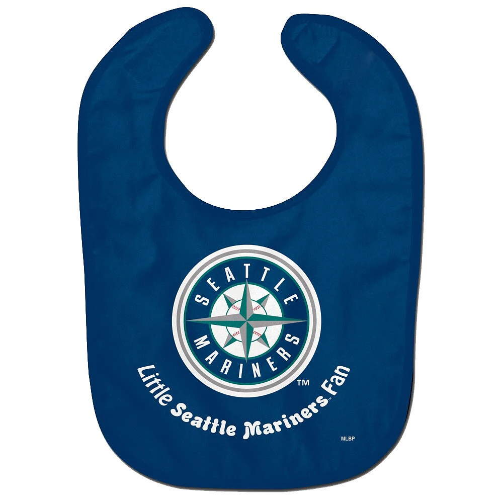 Bébé WinCraft Seattle Mariners Lil Fan All Pro Bavoir pour bébé