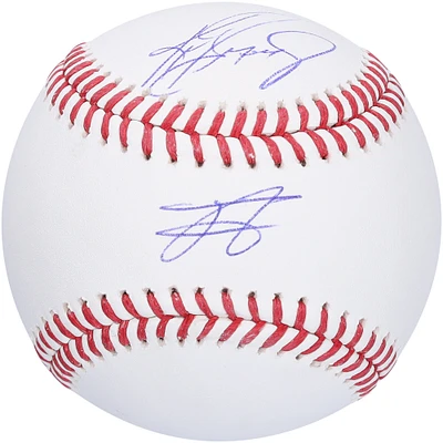 Casquette de baseball autographiée par Ken Griffey Jr. et Julio Rodriguez des Mariners de Seattle