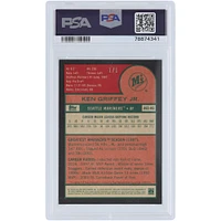 Ken Griffey Jr. Seattle Mariners Autographié 2016 Topps Archives '89 Échangé Noir #A65-KG #1/1 PSA Authentifié 8 Carte