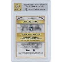 Ken Griffey Jr. Seattle Mariners Autographié 2020 Topps Gold Label Bat Relic Gold Framed #GLR-KGJ #1/1 BGS Authentifié 9/10 Carte - 9.5, 10, 9.5, 8 Sous-grades