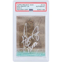 Carte authentifiée PSA autographiée par Ken Griffey Jr. Seattle Mariners 2020 Topps Project 2020 Don C Proof #116 #1/1 avec inscription "13x AS"