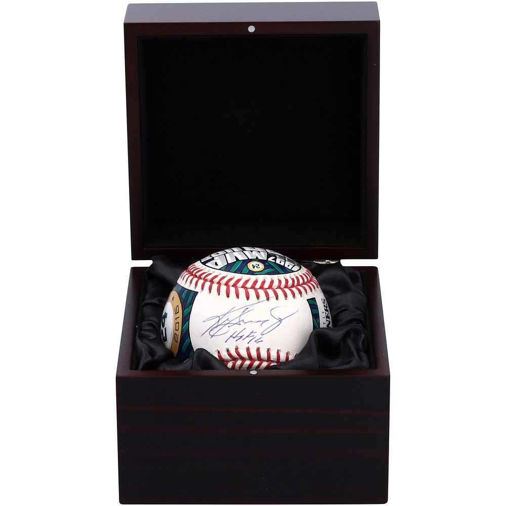 Ken Griffey Jr. Seattle Mariners Autographed Baseball with "HOF 16" Inscription - Art by Mike Floyd - Limited Edition of 10
