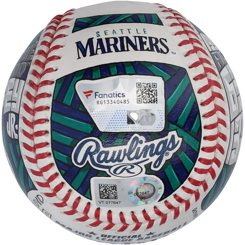 Ken Griffey Jr. Seattle Mariners Autographed Baseball with "HOF 16" Inscription - Art by Mike Floyd - Limited Edition of 10