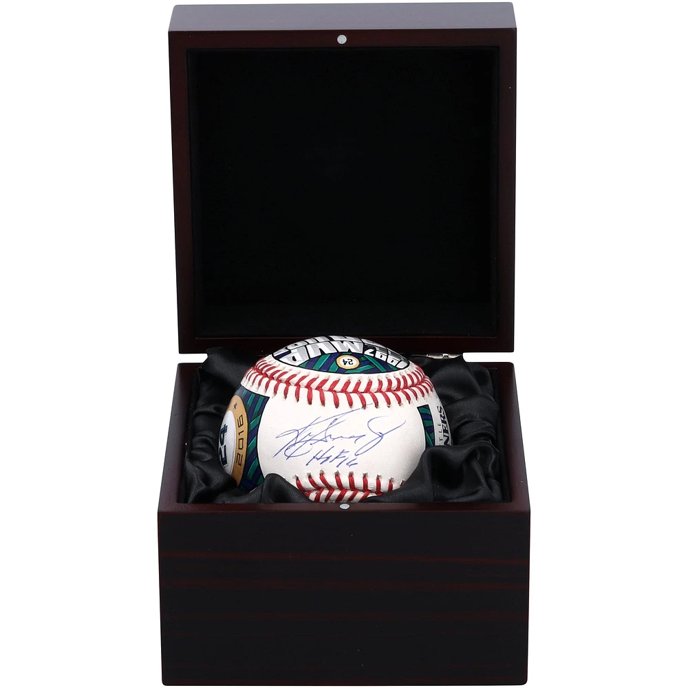 Ken Griffey Jr. Seattle Mariners Autographed Baseball with "HOF 16" Inscription - Art by Mike Floyd - Limited Edition of 10