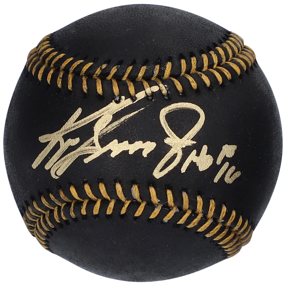 Lids Ken Griffey Jr. Seattle Mariners Fanatics Authentic Autographed Black  Leather Baseball with HOF 16 Inscription