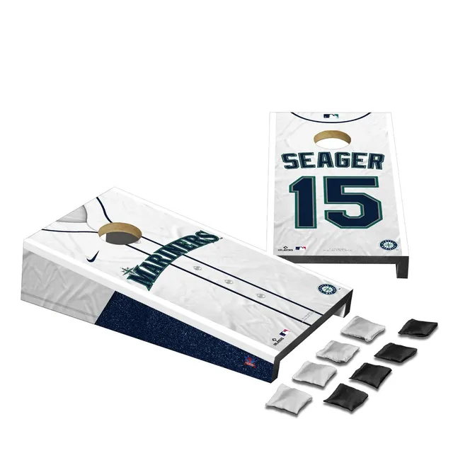 Lids Kyle Seager Seattle Mariners Jersey Design Desktop Cornhole Game Set