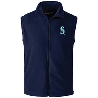 Men's Dunbrooke  Navy Seattle Mariners Full-Zip Vest