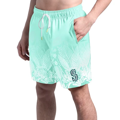 Short de bain Margaritaville Mint Seattle Mariners Lagoon Fiesta pour homme