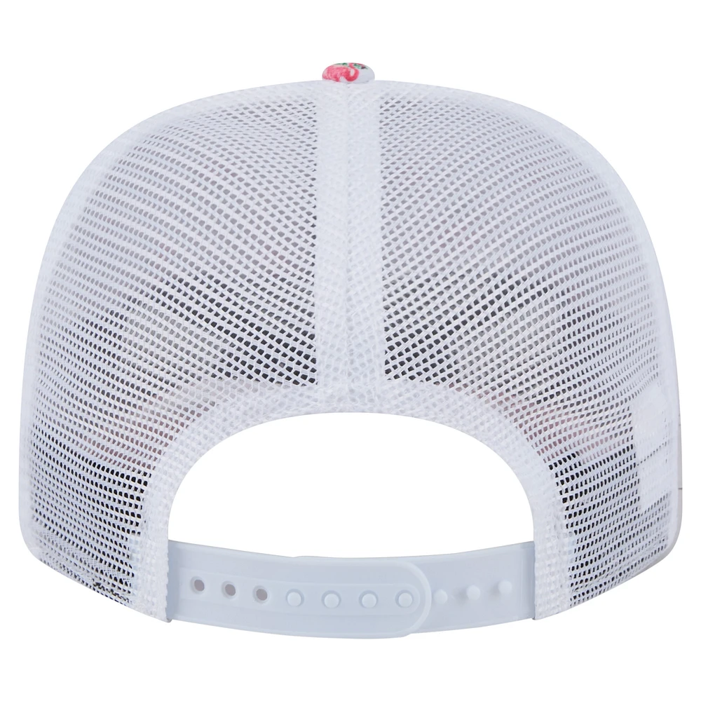 Men's New Era  White Seattle Mariners Flamingo Mesh Back 9SEVENTY Stretch-Snap Hat