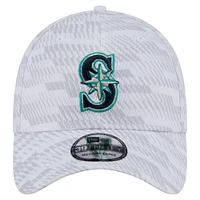 Men's New Era  White Seattle Mariners Graded 39THIRTY Flex Hat