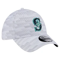 Men's New Era  White Seattle Mariners Graded 39THIRTY Flex Hat