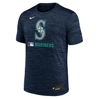 Men's Nike  Navy Seattle Mariners Authentic Collection Velocity Performance T-Shirt