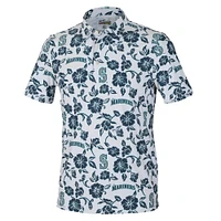 Polo Performance Pua blanc Reyn Spooner pour homme des Seattle Mariners