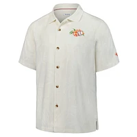 Men's Tommy Bahama  White Seattle Mariners Grand Slam Bay Camp Button-Up Shirt