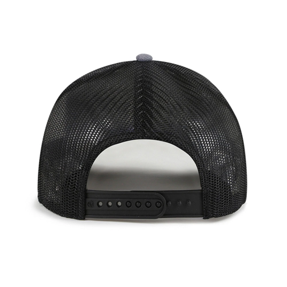 Men's '47 Charcoal Seattle Mariners Carbon Rope Trucker Adjustable Hat