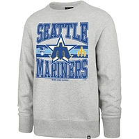 Men's '47  Gray Seattle Mariners Letters Headline Pullover Sweatshirt