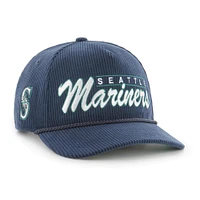 Casquette ajustable en velours côtelé bleu marine '47 pour homme des Seattle Mariners