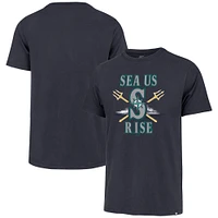 T-shirt Seattle Mariners HR Celebration '47 pour homme, bleu marine