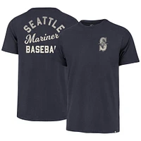 Men's '47  Navy Seattle Mariners Turn Back Franklin T-Shirt