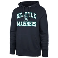 Men's '47  Navy Seattle Mariners Velocity Headline Pullover Hoodie