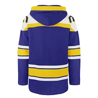 Men's '47 Royal Seattle Mariners Superior Lacer Pullover Hoodie