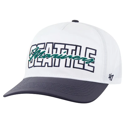 Casquette ajustable blanche '47 Seattle Mariners Lineman Hitch pour homme