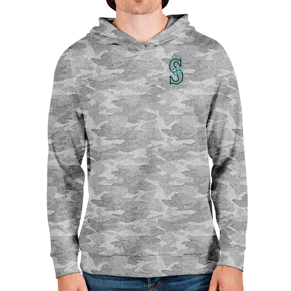 Sweat à capuche Absolute pour homme avec motif camouflage Antigua des Seattle Mariners