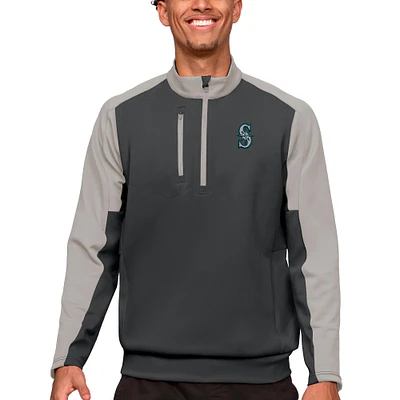 Haut à enfiler glissière quart de tour pour homme, couleur anthracite, des Mariners Seattle