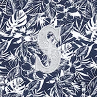 Men's Antigua Navy Seattle Mariners Resort Button-Up Shirt