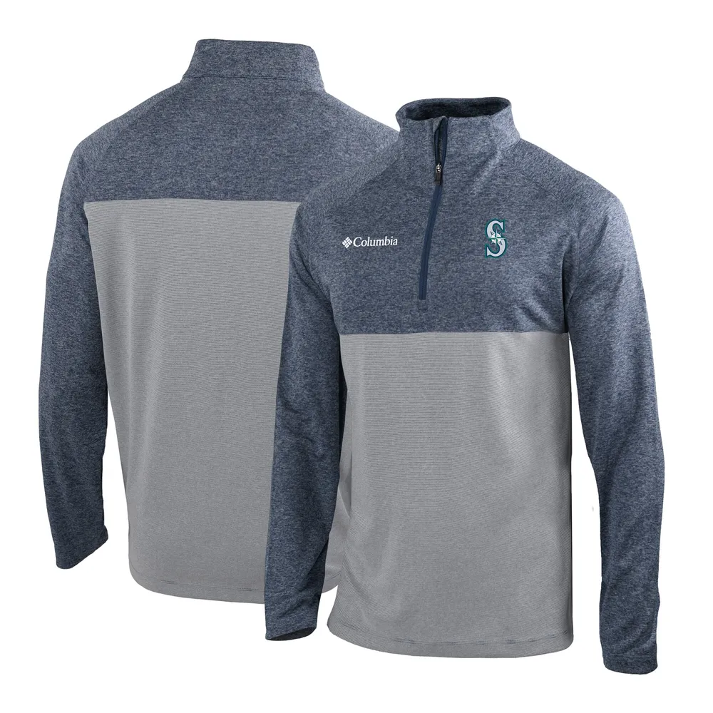 Men's Columbia Gray Seattle Mariners Omni-Wick Polo