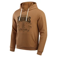 Men's Darius Rucker Collection by Fanatics Tan Seattle Mariners Camp Fleece Pullover Hoodie