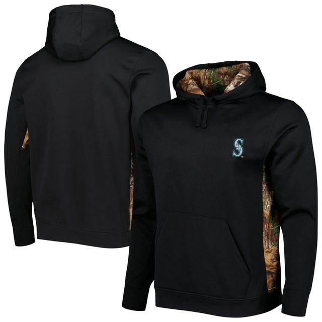 Chandail à capuchon Dunbrooke Seattle Mariners Ranger pour homme, noir/camouflage