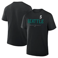 Men's Fanatics Black Seattle Mariners Color Pop Legacy Clubhouse T-Shirt