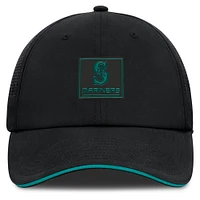 Men's Fanatics Black Seattle Mariners Level Up Driver Adjustable Hat