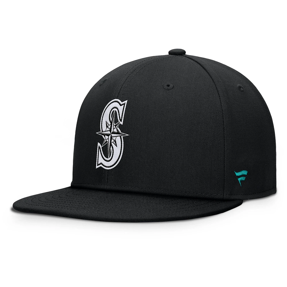 Men's Fanatics Black Seattle Mariners Walk-Off Bullpen Snapback Hat