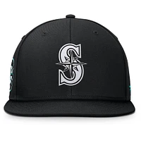 Men's Fanatics Black Seattle Mariners Walk-Off Bullpen Snapback Hat