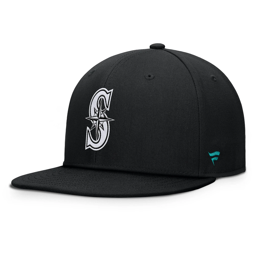 Men's Fanatics Black Seattle Mariners Walk-Off Bullpen Snapback Hat